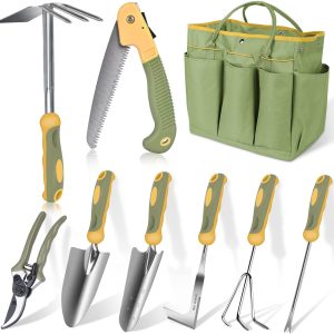 Garden Expert 10-in-1 Garden Tool Set with Bag